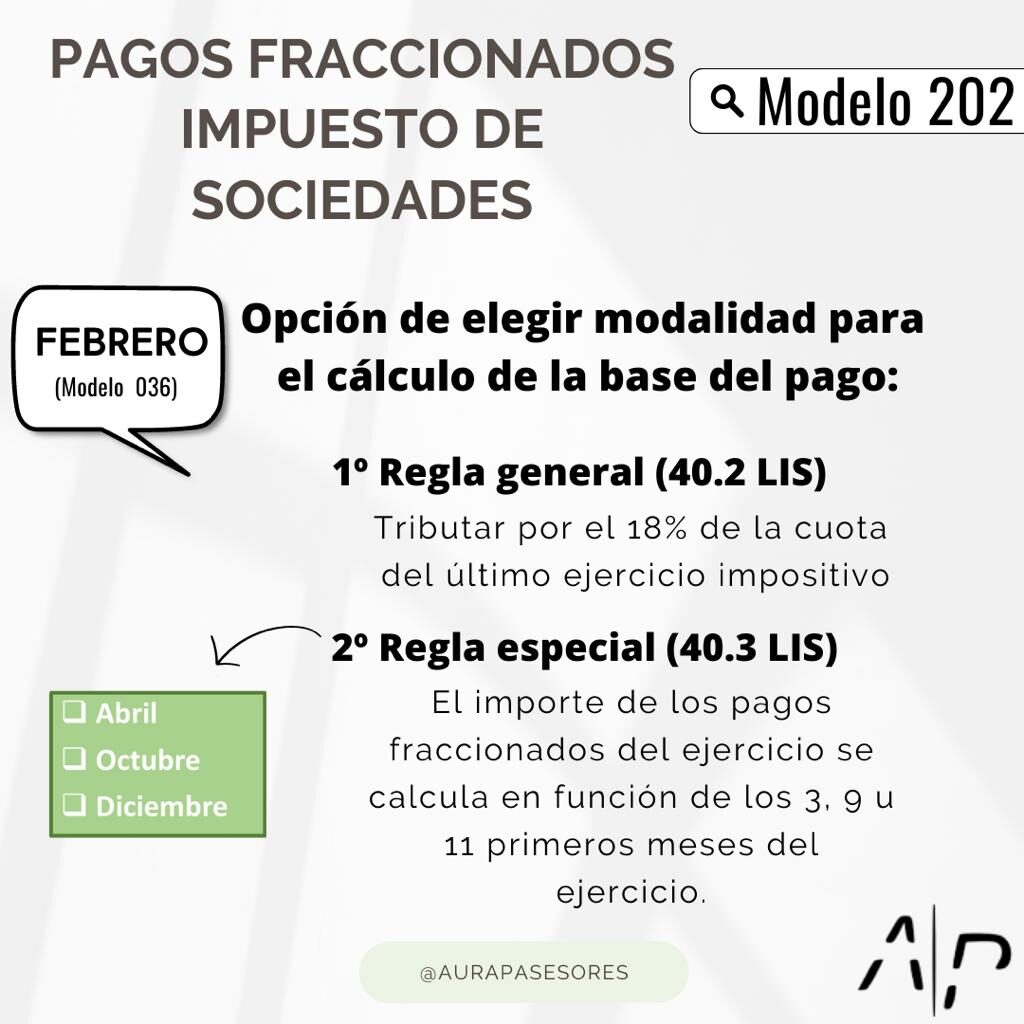 pagos fraccionados impuesto de sociedades modelo 202